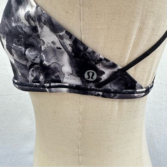 Lululemon Free To Be‎ Zen Bra Mini Obscurred Black Dusty Mauve/Black size 8 - Picture 8 of 14